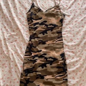 Bodycon Camo dress